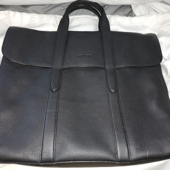 Coach laptop leather bag - Picture 1 of 2